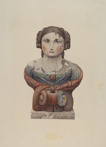 Figurehead from the "Lady Clinton"