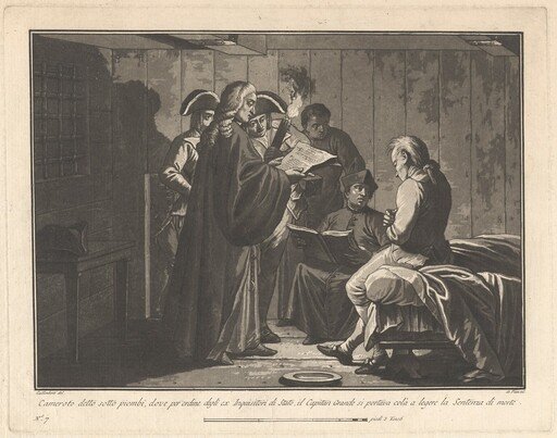 The "Sotto Piombi," Where Death Sentences Were Read