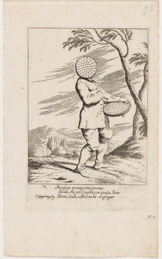 Bertoldo with a Sieve on His Head