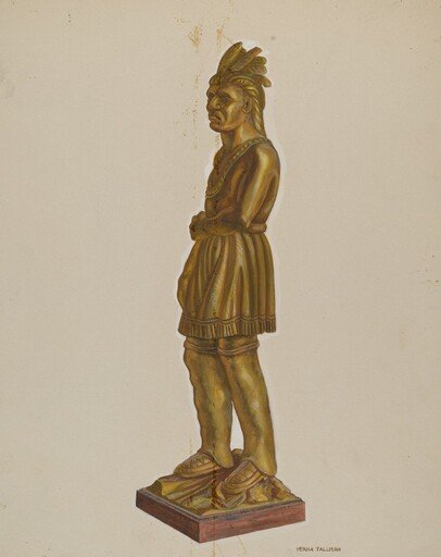 Carved Wooden Indian