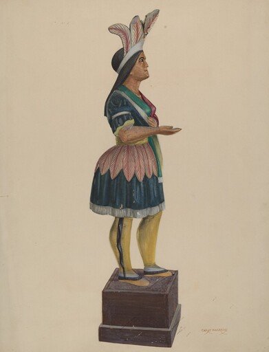 Wooden Indian