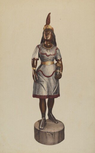 Cigar Store Pocahontas