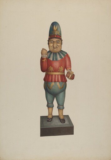 Cigar Store Figure: "Punch"