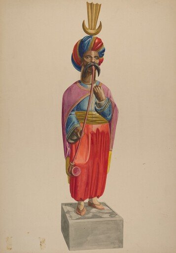 Cigar Store Figure: Turk