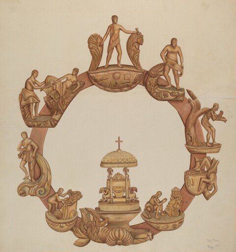 "Cycle of Life" Carving