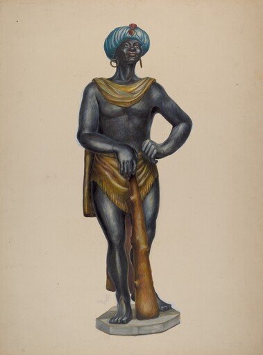 Nubian Slave Figure