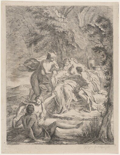Hermes Bringing the Infant Dionysus to the Nymphs