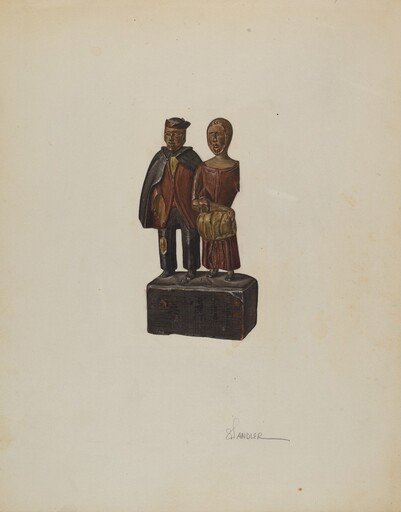Carved Group: "Mennonites Homeward"