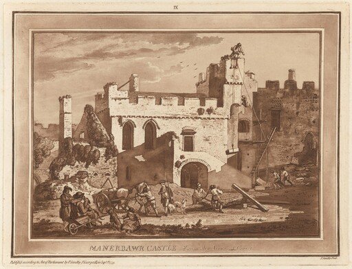 Manerbawr Castle from the Inward Court