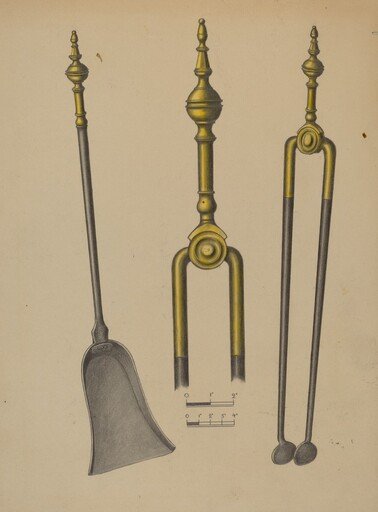 Fire Tongs and Shovel
