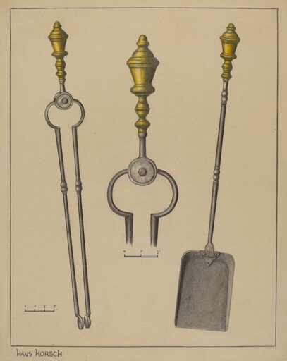 Fire Tongs and Shovel