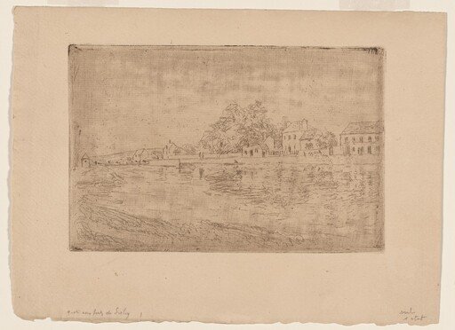 On the Banks of the Loing: Houses by the Water