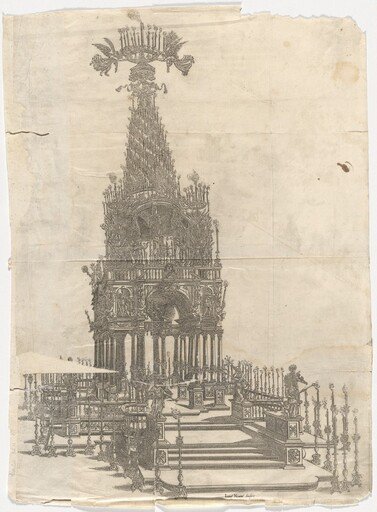 Catafalque in the Cathedral of Piacenza for Odoardo Farnese, Duke of Parma and Piacenza