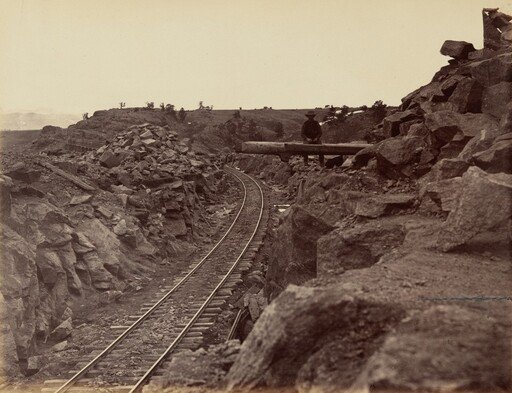 Plate 9. Eastern Approach to Dale Creek Bridge