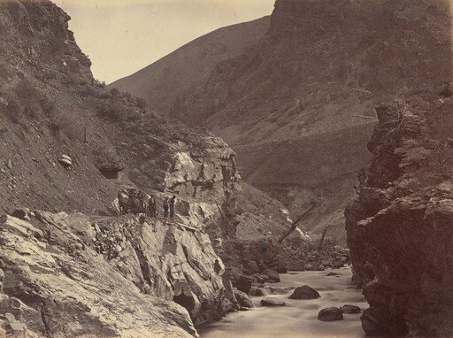 Plate 41. Weber Canon, from below Devil's Gate