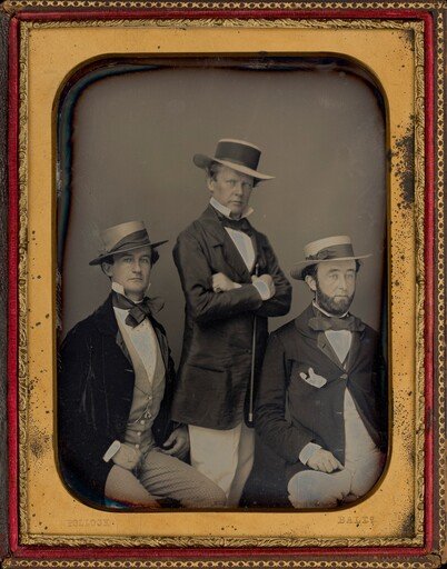 Portrait of Three Men