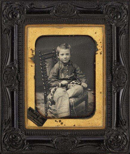 Portrait of a Boy with a Hoop