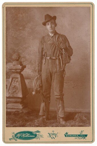 Portrait of a Telephone Lineman