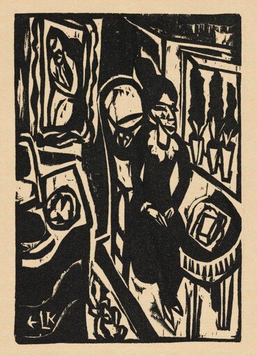 plate 1 in Alfred Döblin: Das Stiftsfräulein und der Tod (Alfred Döblin: The Canoness and Death)