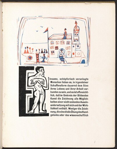 Headpiece from Kirchner Zeichnungen (Kirchner Drawings)