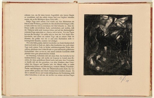 Akaki wird zu Grabe getragen (Akaki Is Carried to the Grave) (plate 11) from Der Mantel (The Coat)
