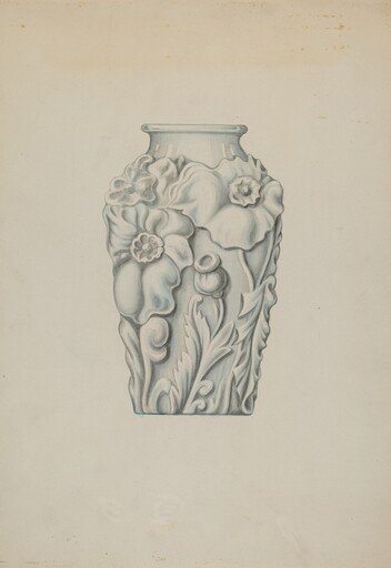 Milk Glass Vase