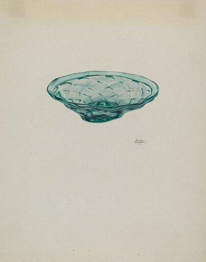 Low Glass Dish