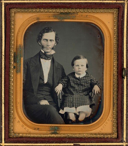 Portrait of a Man and Child
