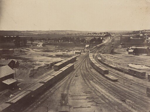 Alexandria Yard, Looking West and Southwest, Virginia