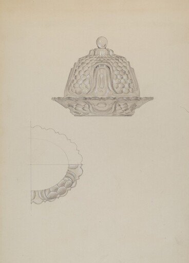 Glass Honey Dish