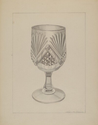 Molded Water Glass