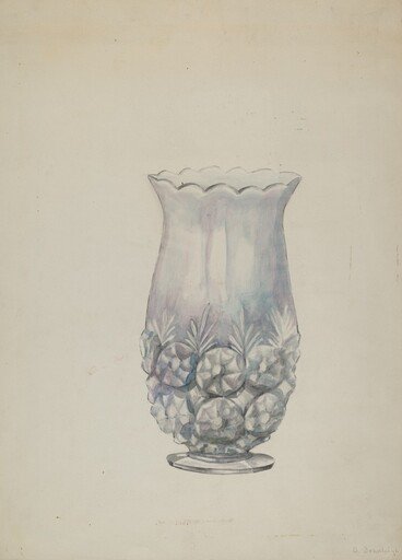 Glass Celery Dish