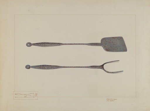 Griddlecake Turner and Fork