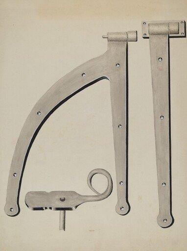 Shutter Hinge and Fastener