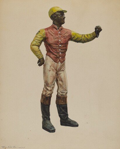 Jockey Hitching Post