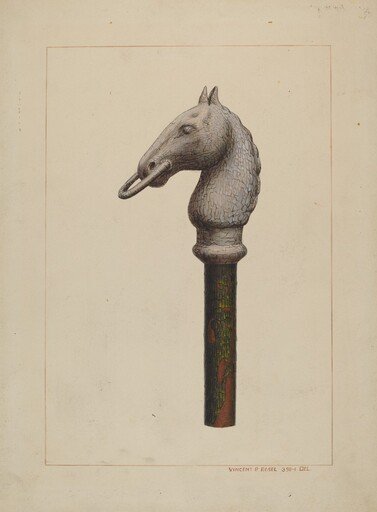 Horse Head Hitching Post