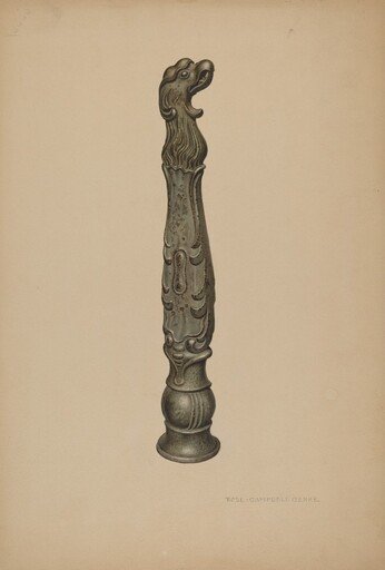 Iron Hitching Post