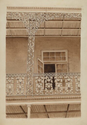 Cast Iron Balcony Rail