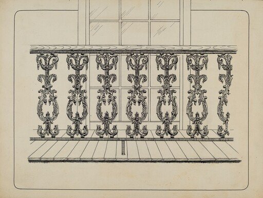 Cast Iron Balcony Rail