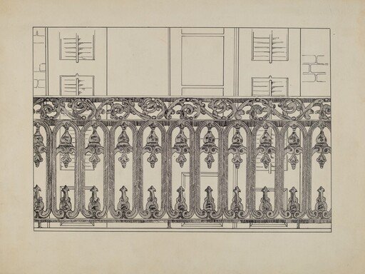 Cast Iron Balcony Rail