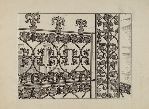 Cast Iron Balcony Rail