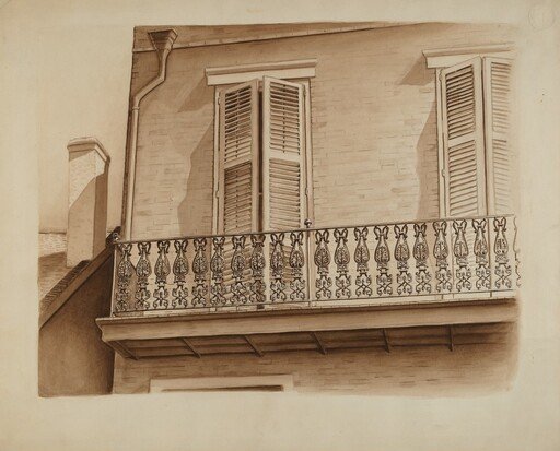 Cast Iron Balcony Rail