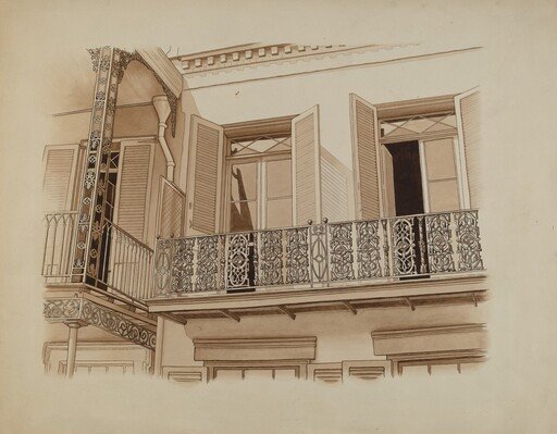 Cast Iron Balcony Rail