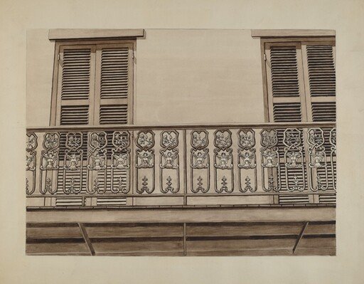 Cast Iron Balcony Rail