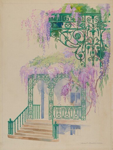 Cast Iron Porch Railing