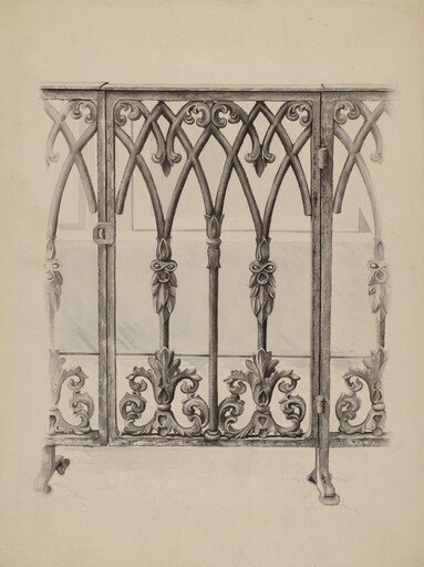 Cast Iron Gate Railing