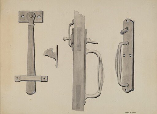 Attic Door Latch