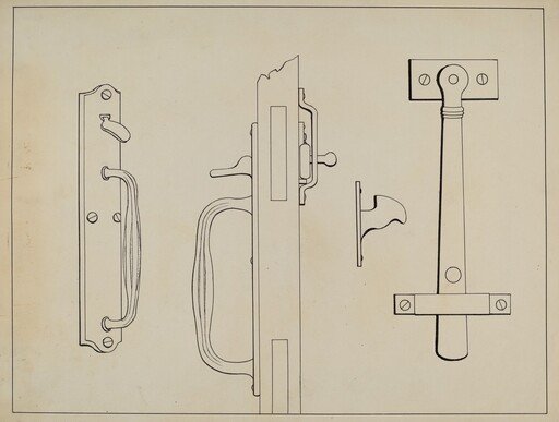 Attic Door Latch