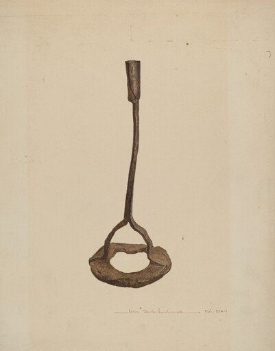 Horse Shoe Candle Holder
