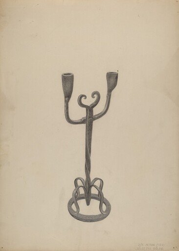 Iron Candlestick